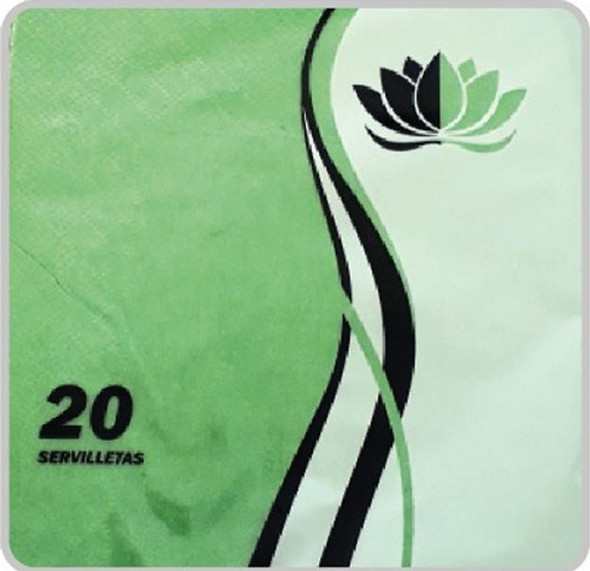 Servilletas Papel Tissue Colores Lisos. 20 U 1