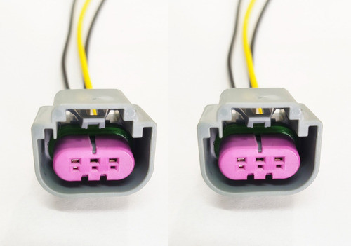 Par De Soquete Plug Conector Chicote Farol Sentra 2009 2010 1
