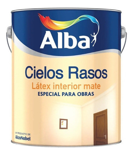 Cielos Rasos Alba Latex Interior Mate 20 L Cubritivo Mm 0