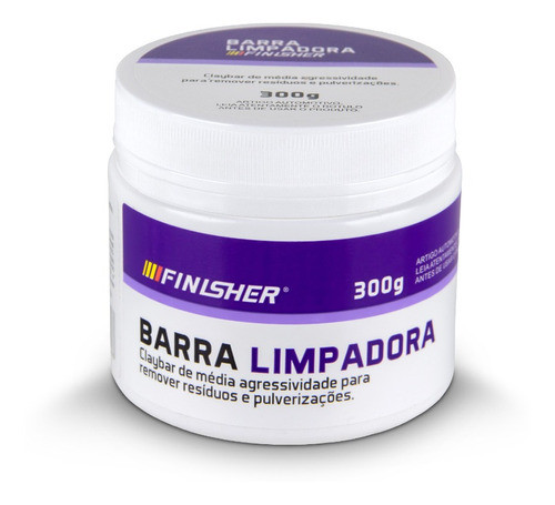 Clay Bar Barra Limpadora Finisher 300g 0