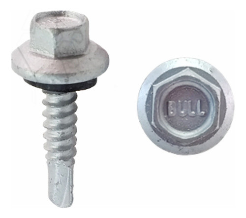 100 Parafusos 12x1 Sext Aut. Brocante Duraseal Bullfor 0