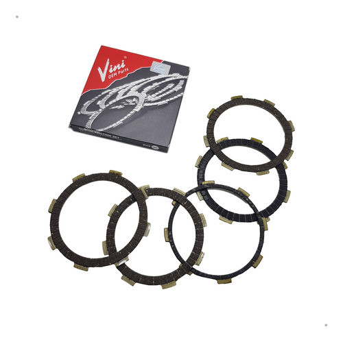 Kit Disco Embreagem Cbx Strada 200 93/03 Nxr Bros 150 03/05 1
