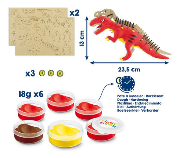 Maped 00907210 Set Maped Dinos Factory Trex 1