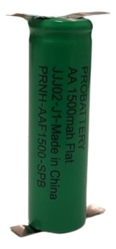 1 X Aa 1500 Mah 1.2v Ni-mh Para Soldar Con Estaño 0