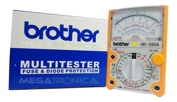 Multimetro Tester Analogico Brother Profesional Hd390a Full 0