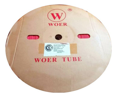 Cable Termocontraible Rojo Bobina  100mts 8.00mm Woer 0