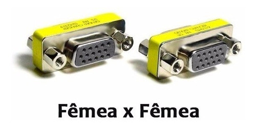 Adaptador Emenda Vga Femea X Femea Para Cabos Vga 1