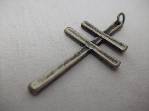 B. Antigo - Crucifixo Ou Cruz De Caravaca Patina Ouro Velho 0