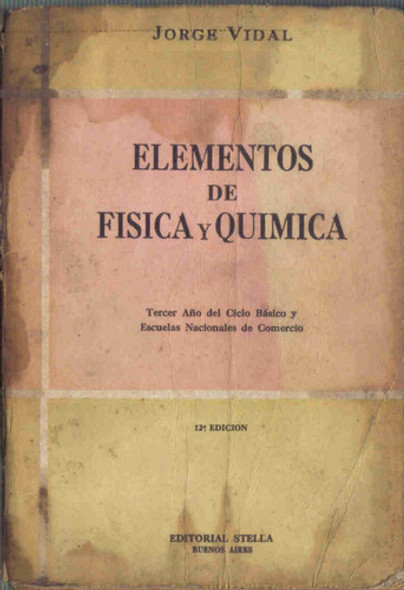 Elementos De Fisica Y Quimica - Vidal - Stella 0