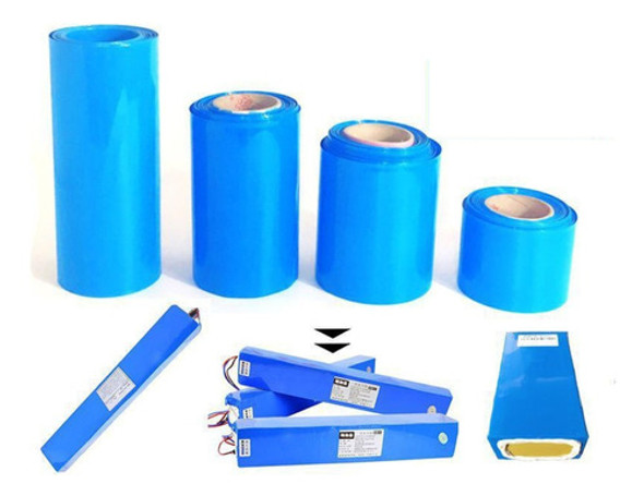 Tubo Termocontraible Pack Baterias Pilas Pvc 170mm X 1mts 1