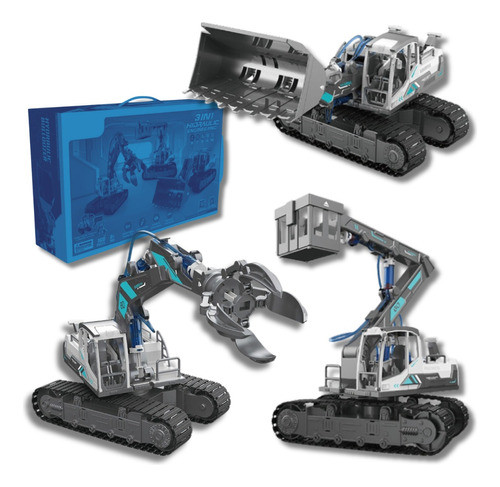 Maquinas Hidráulicas Kit Robótica P/ensamblar 3en1 Kit 2 0