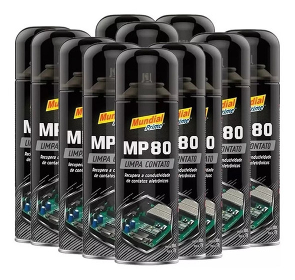 Kit 12x Limpa Contato Mundial Prime 300ml Spray Caixa 0