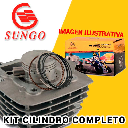 Kit Cilindro Completo Yamaha Fz 16 Sungo  - Um 0