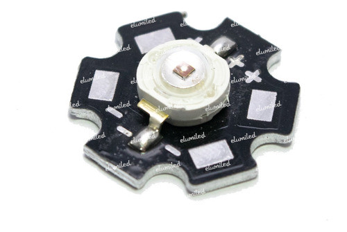 Pack X3 Leds 3w Rojo Con Estrella Predisipadora Led Alta Potencia Led Potencia Indoor Cultivo Elumiled 0