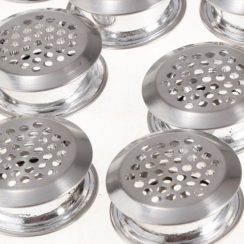 Grelha De Ventilação De Ar De Aço Inoxidável 35mm Rodada 1