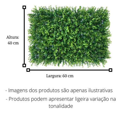 4 Painéis De Grama P/ Decorações Parede Eucalipto Artificial 1