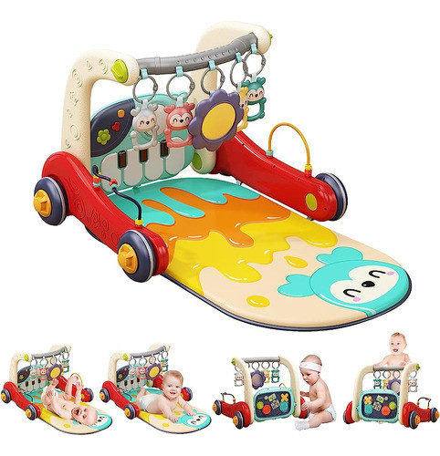 3 En 1 Baby Play Mat Baby Gym, Floor Activity Center And Inf 0