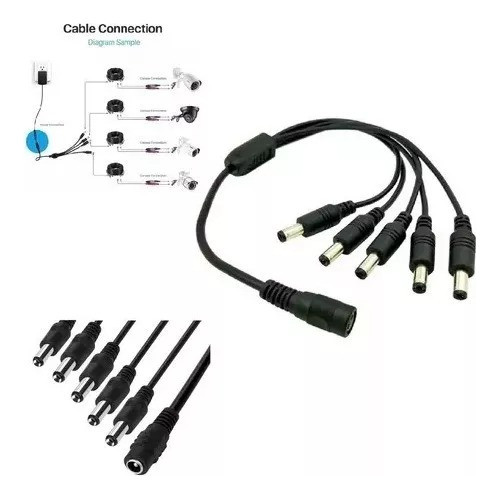 Cable Splitter Pulpo Para Camaras De Seguridad 1