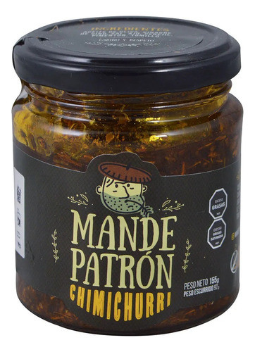 Chimichurri Mande Patrón 155grs Artesanal Uruguay 0