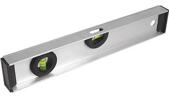 Nivel De 40 Cm Aluminio Gris Con Base Imantada 0