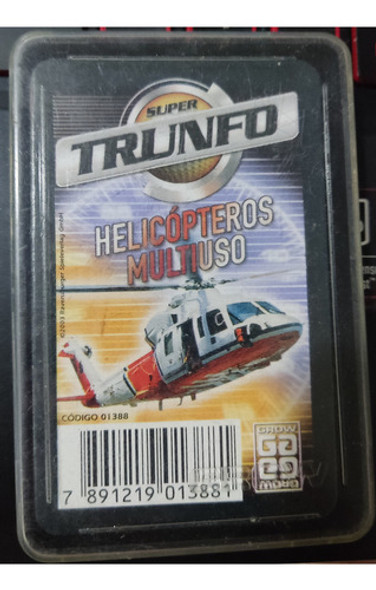 Jogo De Cartas Super Trunfo Helicópteros Multiuso Grow 0
