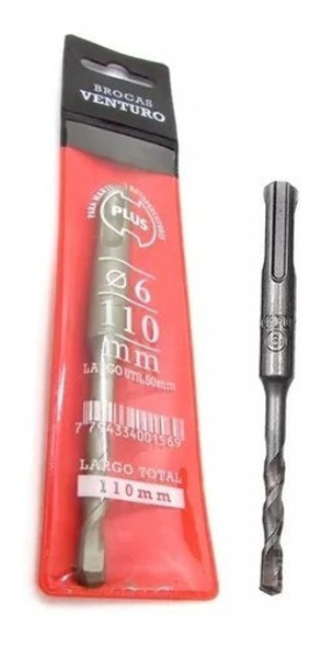 Mecha Broca Widia Sds Plus 6mm X 110mm Venturo 1