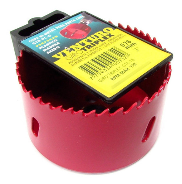 Sierra Copa Bimetal Ø 76mm Giro Triplex Venturo Aliafor Gtr 0 Sierra Copa Bimetal Ø 76mm Giro Triplex Venturo Aliafor Gtr 0