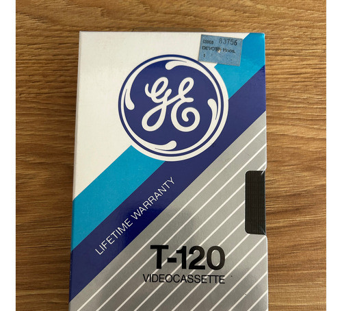 Vhs Virgen General Electric T-120 0