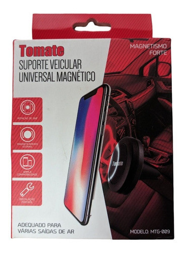 Suporte De Celular P/ Carro Magnético Universal Saída Ar 0