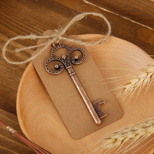 Souvenir Para Bodas Llave Vintage Abrebotellas X 50 1