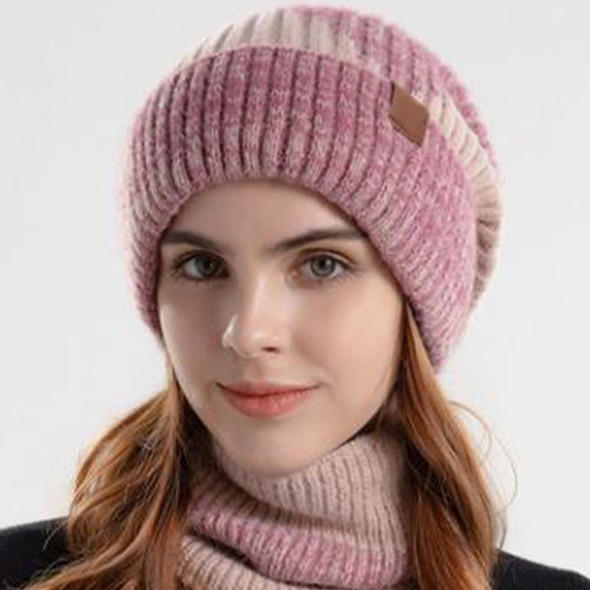 Conjunto De Chapéu De Inverno E Cachecol Para Mulheres, Tric 0