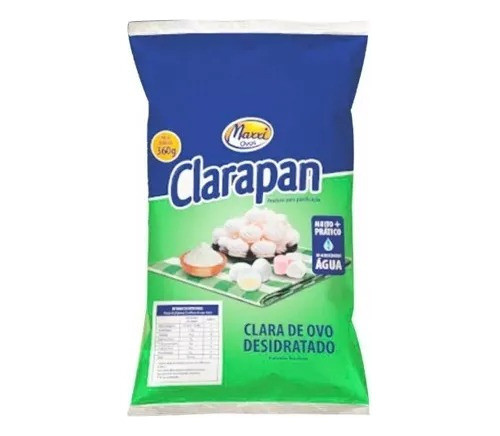 Clara De Ovo Desidratado Clarapan Maxxi Ovos 360g 0