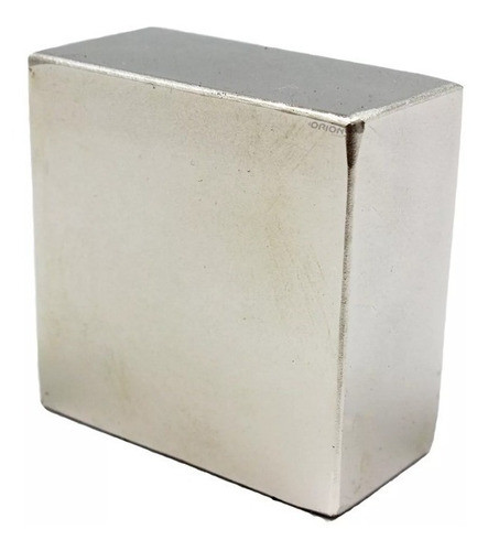Imã Neodímio Bloco Super Forte Trava Tudo N55 50x50x25 300kg 0