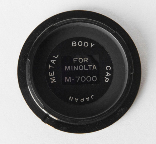 Tapa De Cámara De Metal Body Cap Minolta M-7000 Japan 0