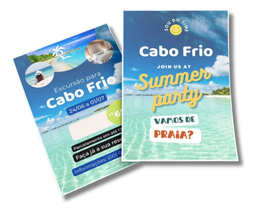 300 Panfletos Folhetos Flyer 10x14cm Frente E Verso 0