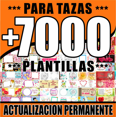 +4000 Plantillas Premium Para Sublimar Tazas 1
