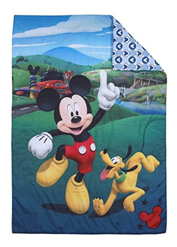 Juego De Cama Disney Para Niños Pequeños, 4 Piezas, Mickey M 0