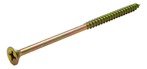 Tornillo Fix 6x150 Dorado (zincado Amarillo) X 100u 1