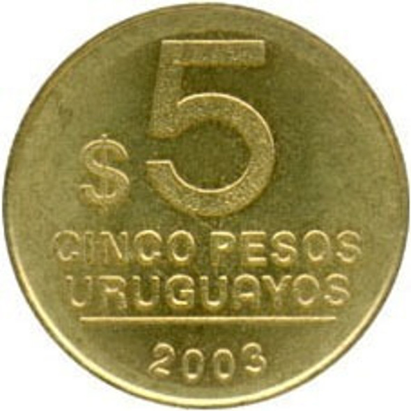 Moneda 5 Pesos Uruguayos 0