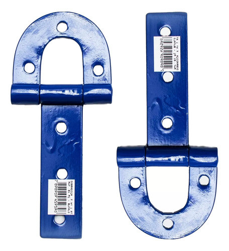 1 Par 2 Dobradiça Porteira 170mm Nº 1 Aço Carbono - Bufalo 1