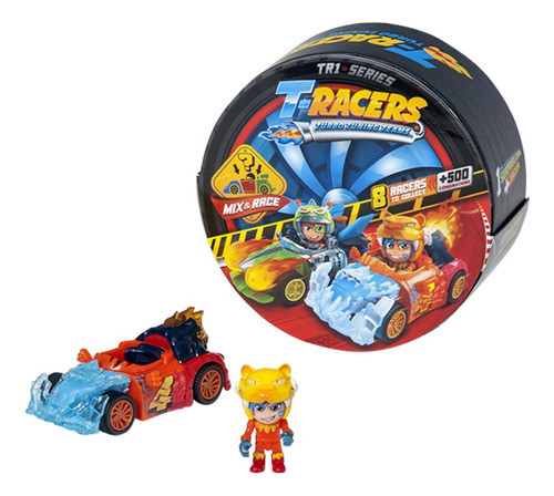 Muñeco Coleccionable T-racers Tr1 Series Con Auto Surtido 0