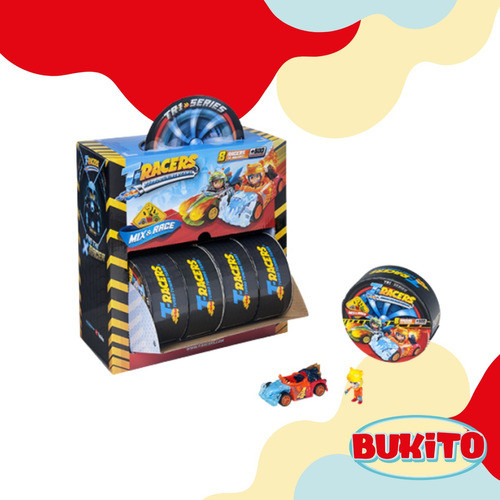 Muñeco Coleccionable T-racers Tr1 Series Con Auto Surtido 1