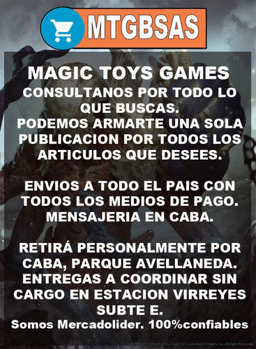 Cartas Magic : Montañas X10 Tierras Basicas Rojas Mtg Bsas 1