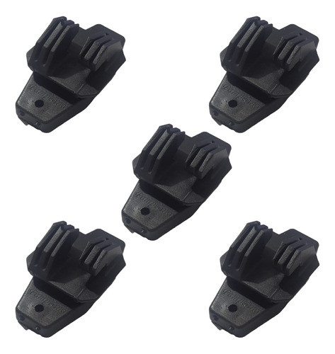 Isolador De Cerca Elétrica Kit C/ 5 Unidades Tipo W Preto 0