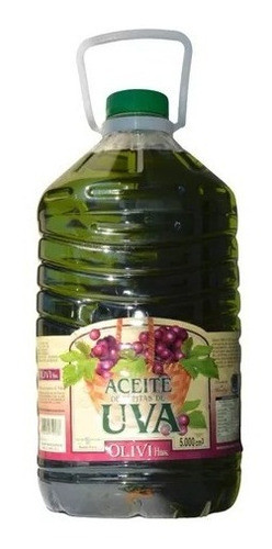 Aceite De Pepitas Uva Olivi Hnos Comestible En Bidon Pet X5l 1