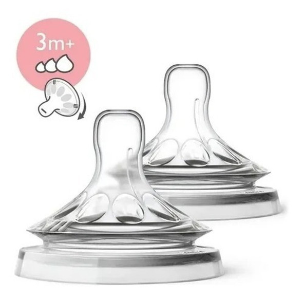 Tetinas Avent Natural Blister X2 Tetinas. Medidas 1m+ 3m +6m 1