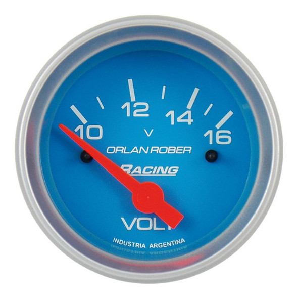 Voltimetro 12v Escala: 10-16v Fondo Azul 0