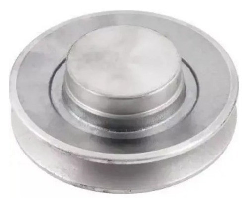 Polia De Alumínio 1 Canal Tipo B 210mm 210b1 Mademil Gabitec 0