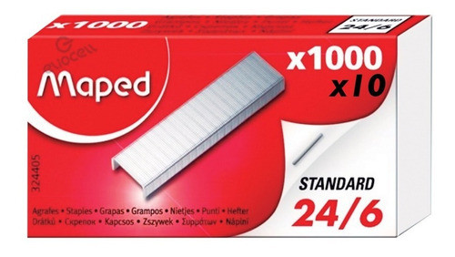 Broche Maped N° 24/6 X 10000 Unidades Para Abrochadora 0