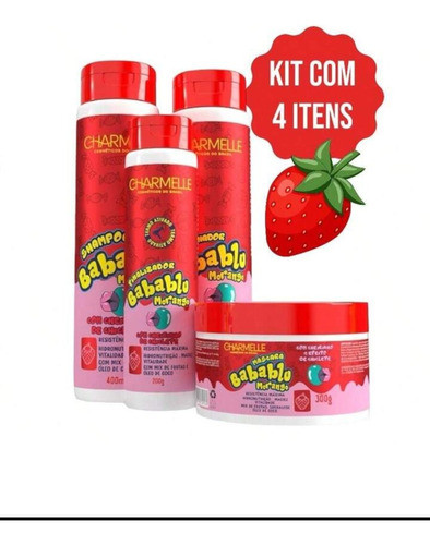 Kit Capilar Hidronutrición Frutilla X 4 Productos 0